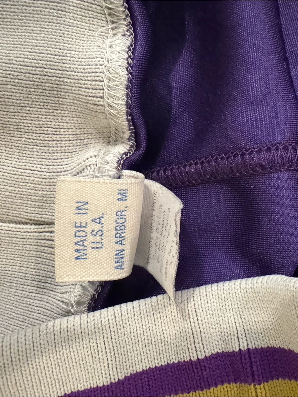 Cliff Keen Athletic Purple Shorts with Gold Trim